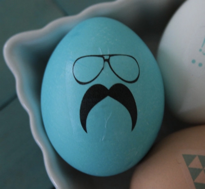 Huevo de pascua estilo hipster