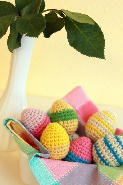 huevos de pascua de crochet