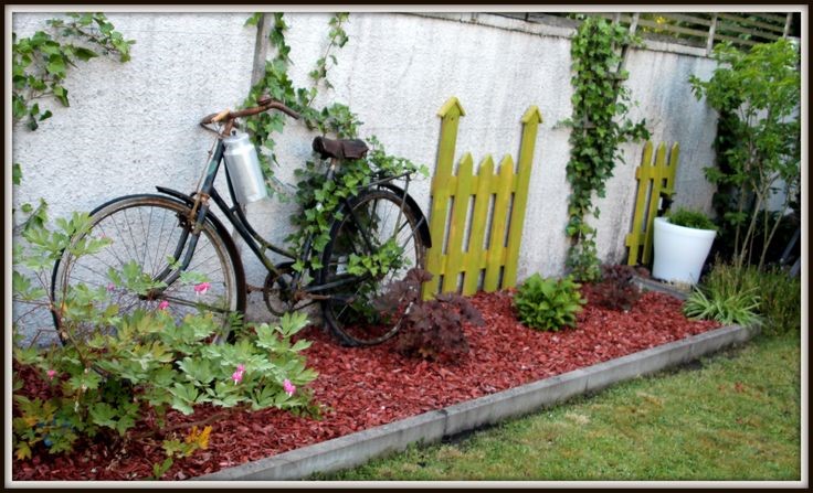 bicicleta jardín