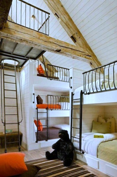 dormitorios infantiles, camas con literas