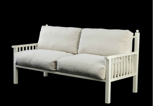 divanes de forja blancos