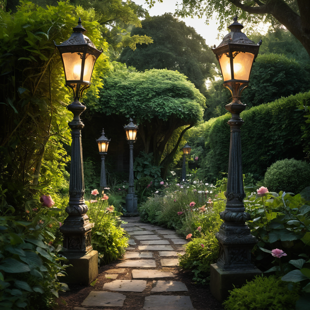 Farolas de jardín