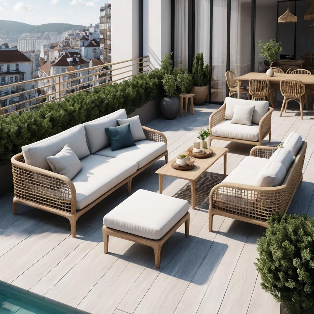 Conjunto de terraza