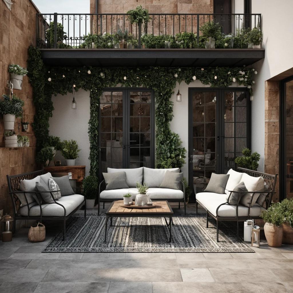 Conjunto de terraza